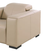 1208 Leather Reclining Set - Sofa & Loveseat with 4 Power Recliners