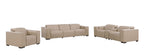 1208 Modular Leather Set with 6 Power Recliners & Power Headrests - Beige - SKU 1208-BEIGE-7.6-HT-3PC - view 3
