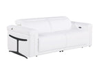1126 Divanitalia Power Reclining Sofa in Top Grain Italian Leather with 2 Power Recliners & Power Headrests