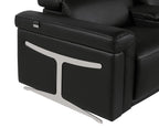 1126 Divanitalia 3-Piece Modular Power Reclining Loveseat in Top Grain Italian Leather with 2 Power Recliners & Power Headrests