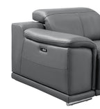 2679 8-Piece U-Shaped Power Reclining Sectional Sofa in Genuine Leather - 4 Recliners