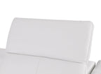 1208 Genuine Leather Triple Power Reclining Sofa