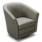 Greer Modern Grey Eco-Leather Accent Chair