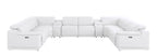 2679 10-Piece U-Shaped Power Reclining Sectional Sofa in Genuine Leather - 4 Recliners