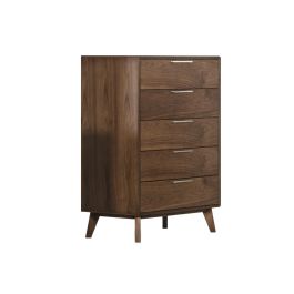 Soria Mid-Century Walnut Chest