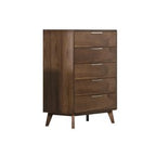 Soria Mid-Century Walnut Chest