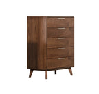 Soria Mid-Century Walnut Chest