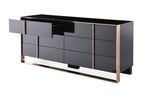 Cartier Modern Black & Rosegold Dresser