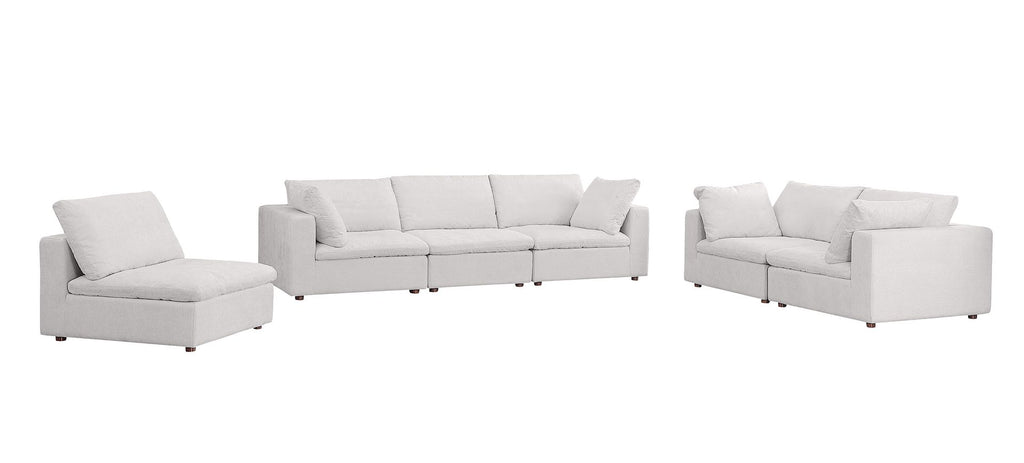 1100 Divanitalia 3-Piece Sofa Set - Top-grain Italian Leather with Ottoman