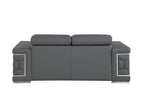 296 Genuine Loveseat - Grey - SKU 296-GREY-L - view 4