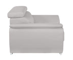 4571 Modern Genuine Leather Chair - Light Grey - SKU 4571-CH-LT-GREY - view 3