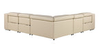 1116 Divanitalia 5-Piece L-Shaped Sectional Sofa in Top Grain Italian Leather with 3 Power Recliners & Power Headrests - Beige - SKU 1116-BEIGE-5PC-3PWR-SECTIONAL- GROUP - view 5