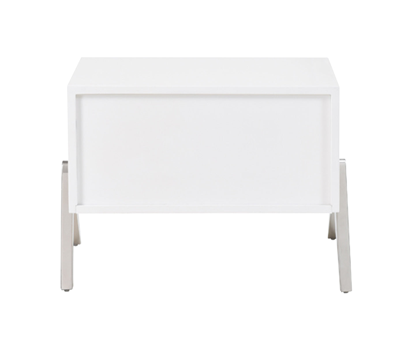 Candid Modern White Nightstand