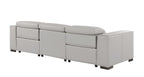 1208 Genuine Leather Triple Power Reclining Sofa