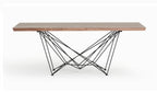 Naomi Modern Walnut Dining Table