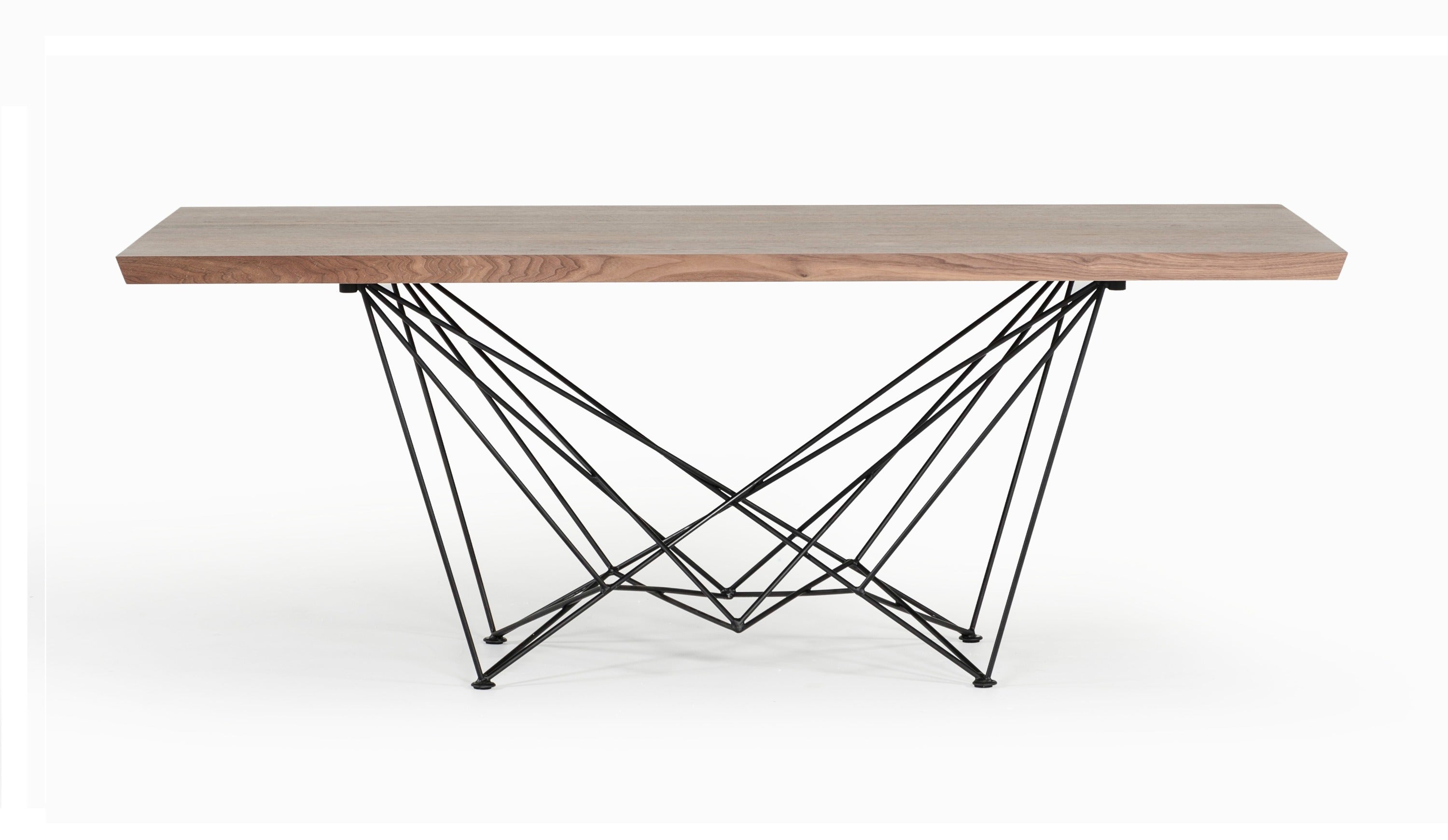 Naomi Modern Walnut Dining Table