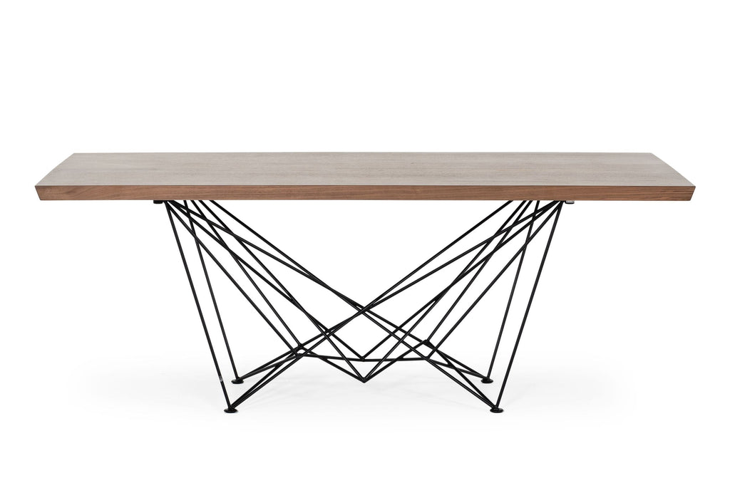 Naomi Modern Walnut Dining Table
