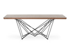 Naomi Modern Walnut Dining Table