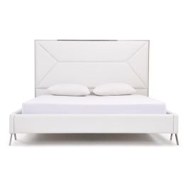 Candid Modern White Bed