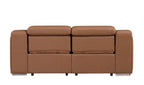 1116 Divanitalia 2-Piece Modular Power Reclining Loveseat in Top Grain Italian Leather with 2 Power Recliners & Power Headrests