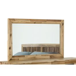 Sala Modern Light Wood Mirror