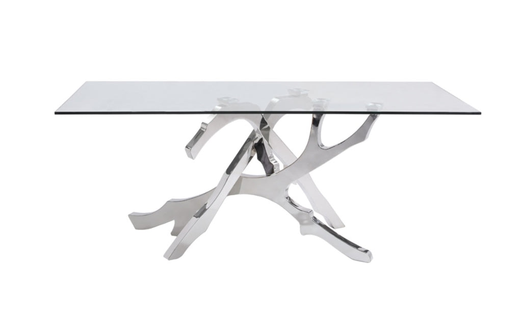 Legend Modern Glass Dining Table