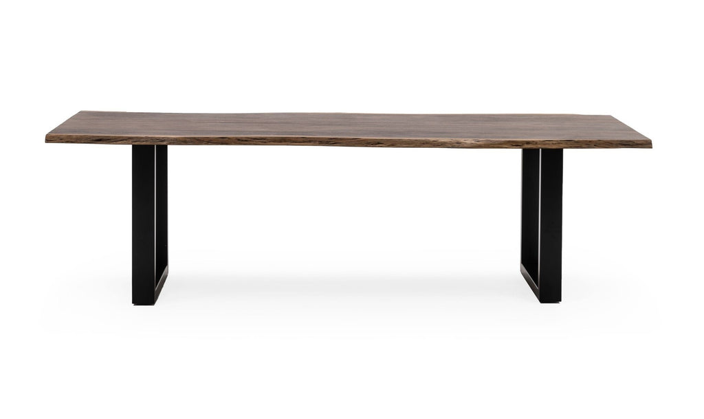 Taylor Modern Live Edge Wood Rectangular Dining Table