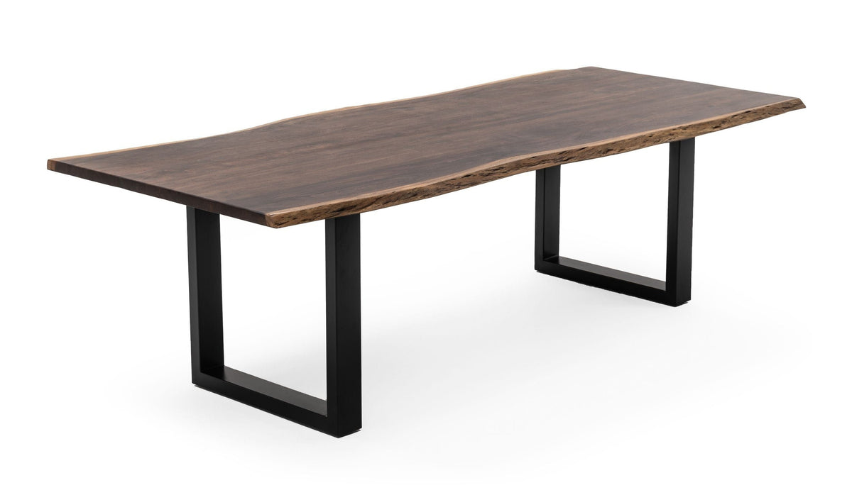 Taylor Modern Live Edge Wood Rectangular Dining Table