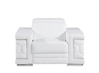 296 Modern Genuine Leather 3-Piece Sofa Set - White - SKU 296-WHITE-3PC - view 7