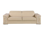296 Modern Genuine Leather 3-Piece Sofa Set - Beige - SKU 296-BEIGE-3PC - view 3
