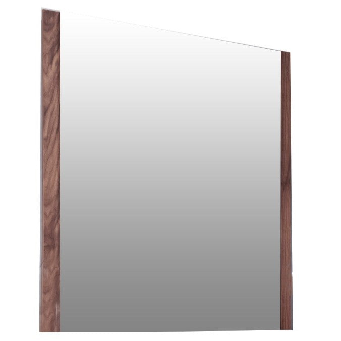 Jagger Modern Walnut Dresser & Mirror Set