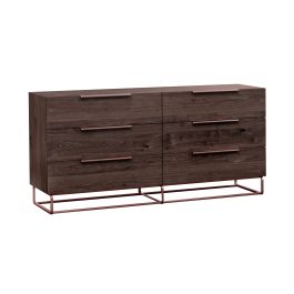 Benzon Italian Modern Dark Rovere Dresser