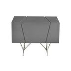 Chrysler Modern Grey Nightstand