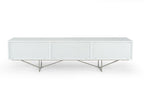 Chrysler Modern White TV Stand
