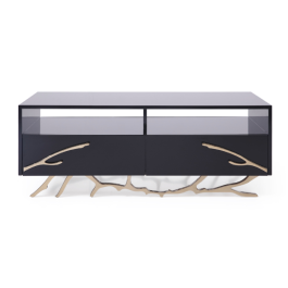Legend Modern Black & Gold Coffee Table