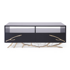 Legend Modern Black & Gold Coffee Table