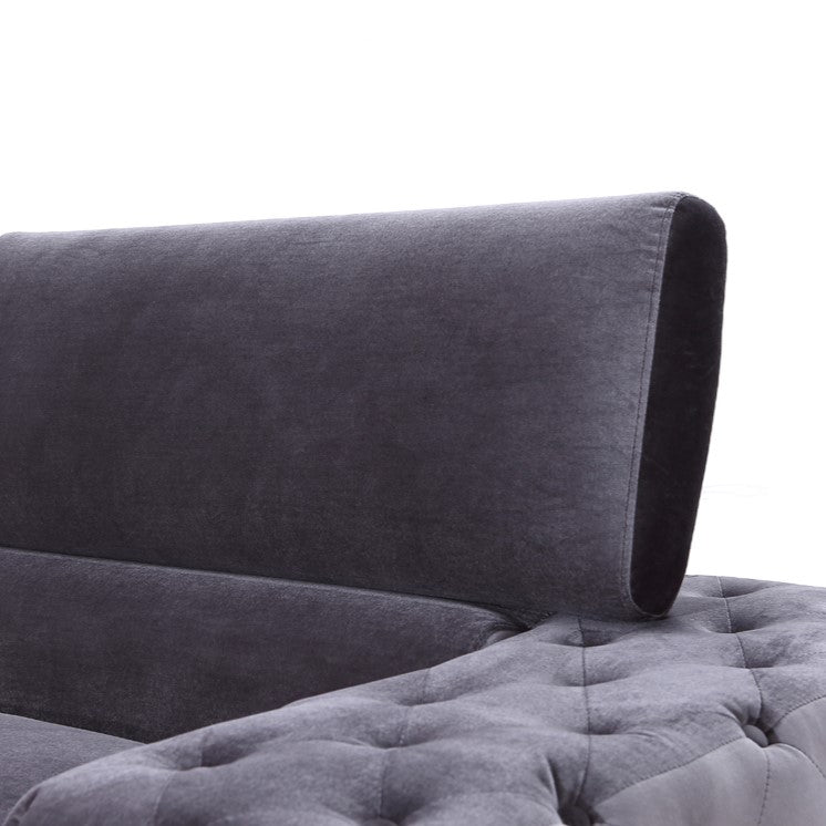 Trisha Modern Grey Fabric Chair