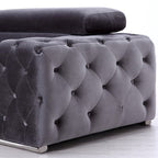 Trisha Modern Grey Fabric Chair