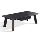 Chadwick Modern Ebony & Rosegold Coffee Table