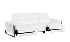 1246 Divanitalia Modular Power Dual Reclining Sofa and Loveseat Set with Power Headrests - Top Grain Italian Leather - White - SKU 1246-WHITE-5.4-HT-2PC - view 6