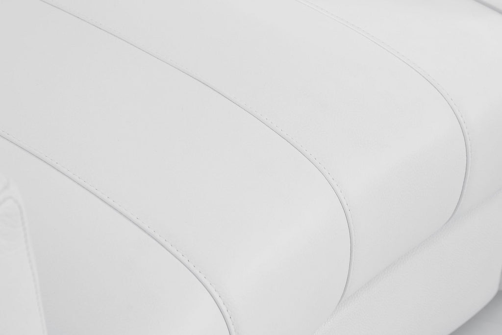 904 Divanitalia Loveseat in Top-grain Italian Leather - White - SKU 904-L-WHITE - view 5