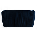 Palomar Modern Blue Velvet & Brass Sofa