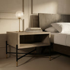 Walker Modern Concrete & Metal Nightstand