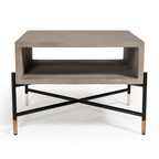 Walker Modern Concrete & Metal Nightstand