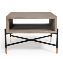 Walker Modern Concrete & Metal Nightstand