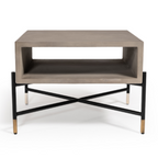 Walker Modern Concrete & Metal Nightstand