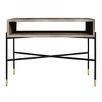 Walker Modern Concrete & Metal Console Table