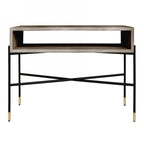Walker Modern Concrete & Metal Console Table