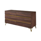 Calabria Modern Walnut Dresser