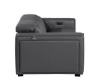 1224 Divanitalia 2-Piece Modular Power Reclining Loveseat in Top Grain Italian Leather with 2 Power Recliners & Power Headrests